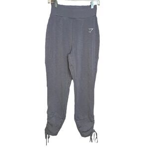 Gymshark Ruched Ankle Purple Joggers - Women’s S